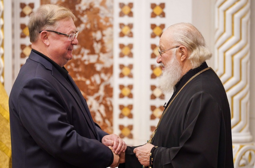 Святейший Патриарх Кирилл встретился с Председателем ИППО Сергеем Степашиным