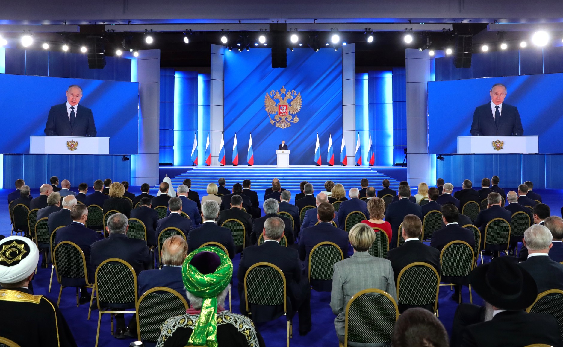 Члены Президиума МСР присутствовали на выступлении Президента России В.В. Путина, обратившегося с Посланием к Федеральному Собранию