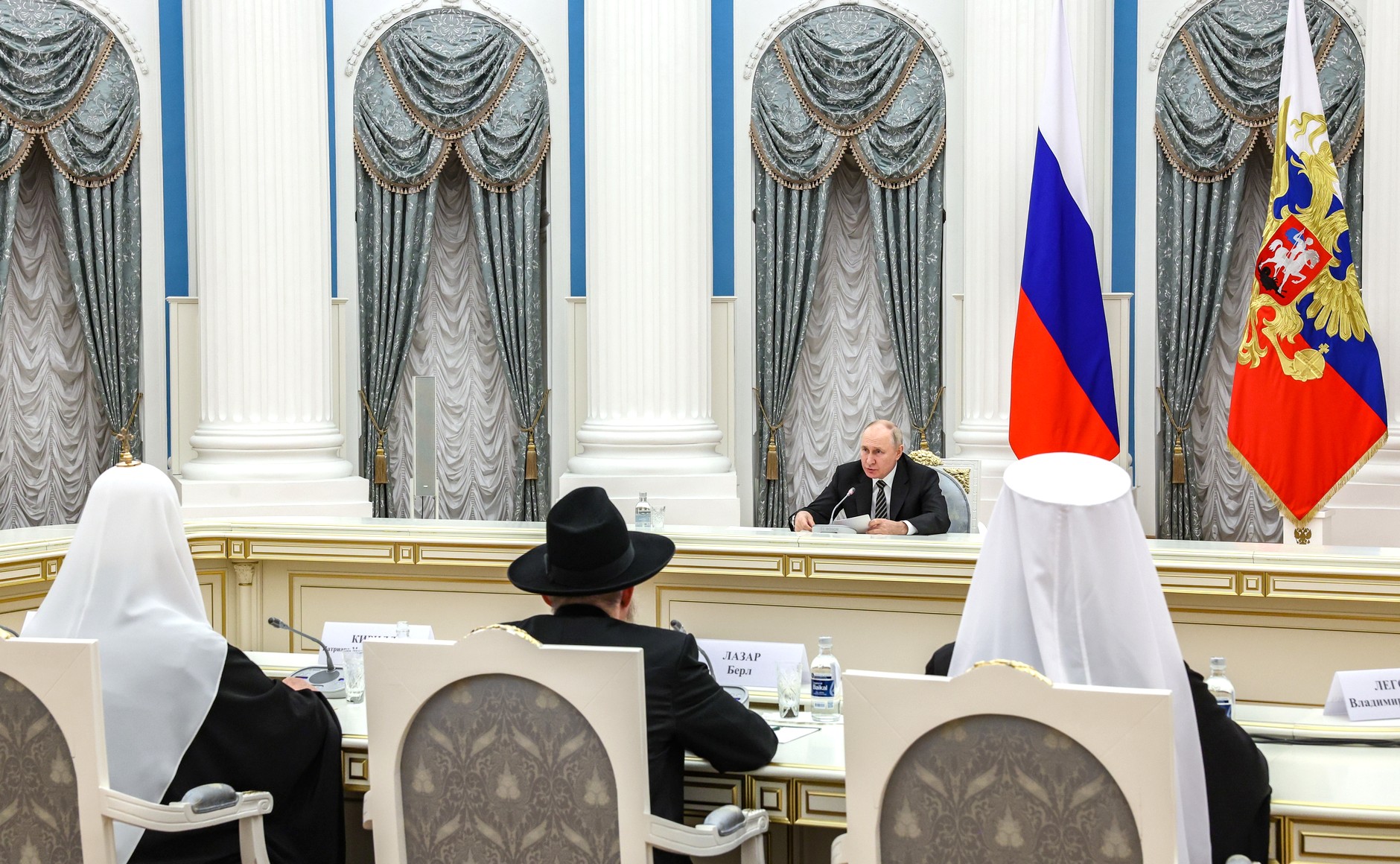 Встреча Президента России В.В. Путина с представителями религиозных объединений