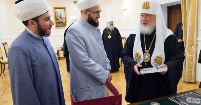 Состоялась встреча Предстоятеля Русской Церкви с председателем Духовного управления мусульман Татарстана