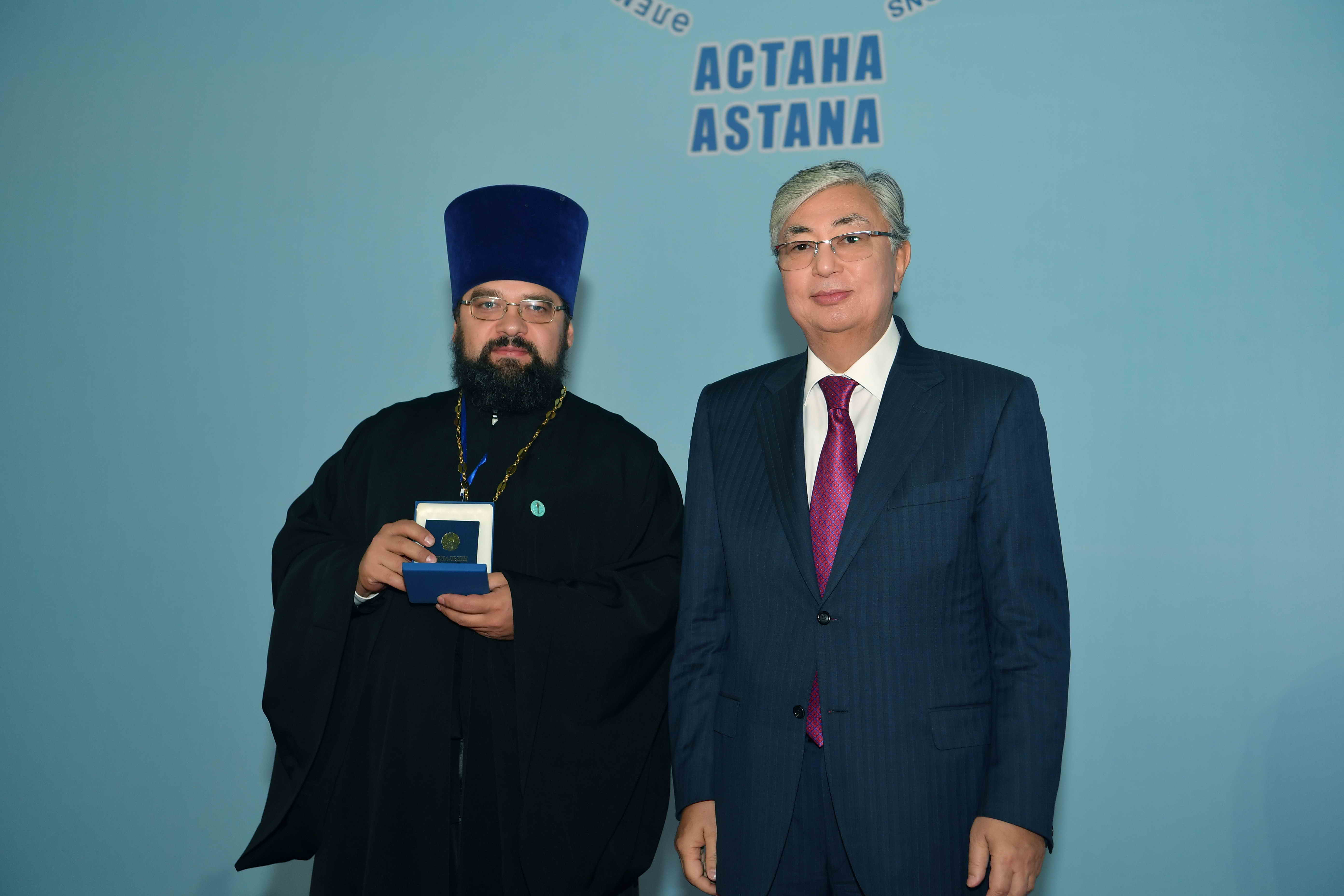 Исполнительный секретарь МСР священник Димитрий Сафонов был удостоен медали за вклад в развитие межрелигиозного диалога
