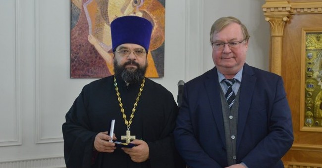 Исполнительный секретарь Межрелигиозного совета России награжден медалью Императорского Православного Палестинского общества