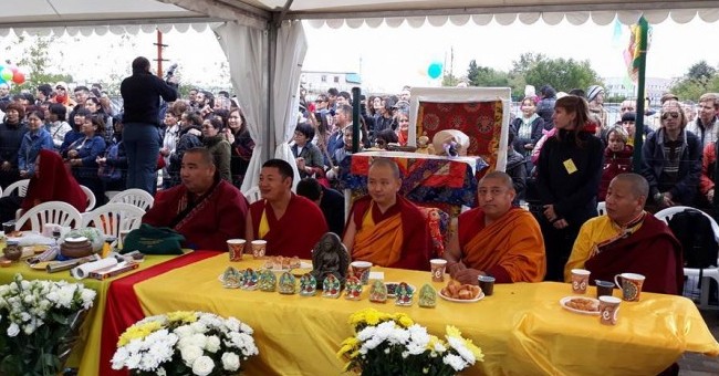 Открытие буддийской Ступы Просветления в Москве