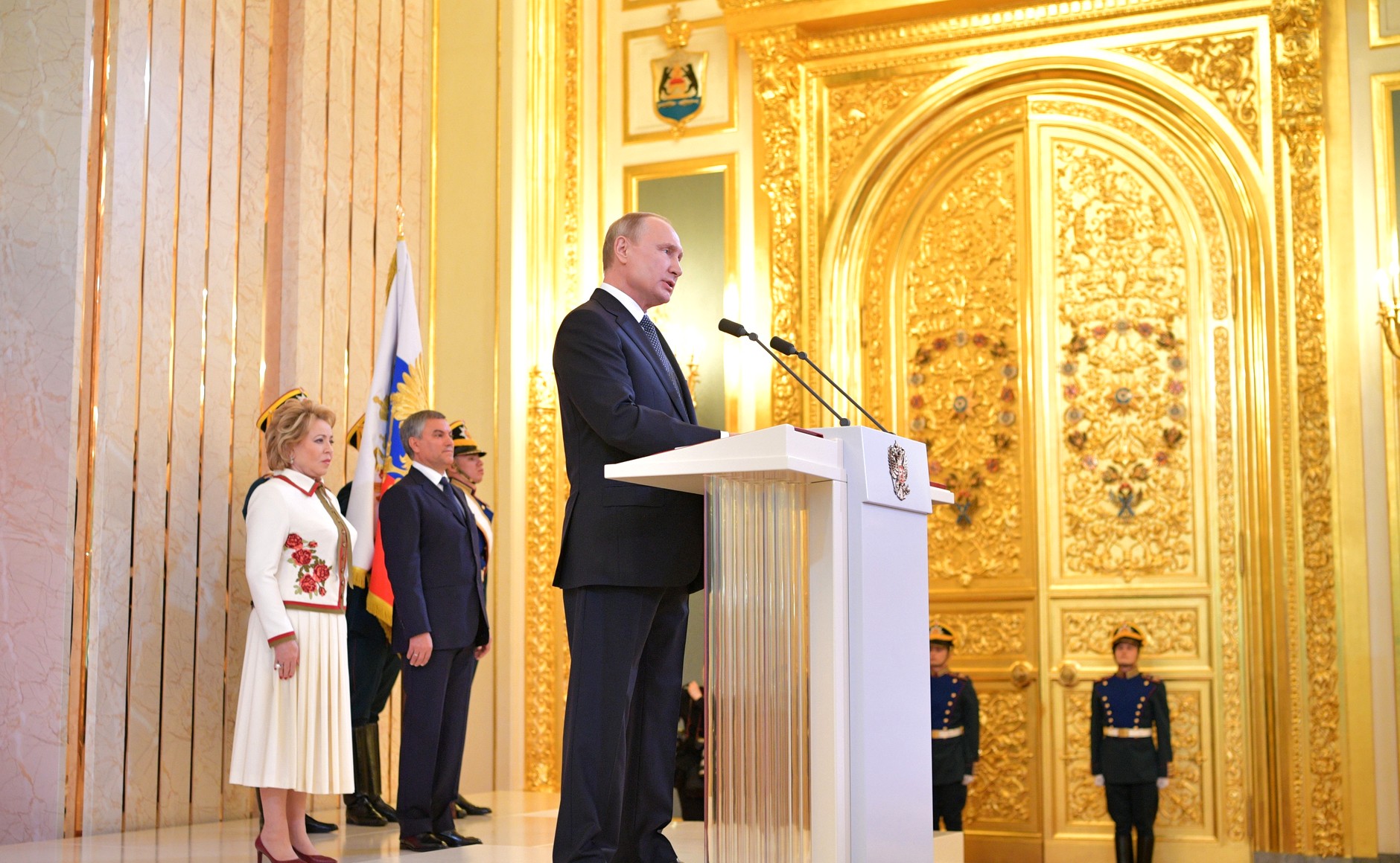 Главы традиционных религий страны присутствовали на торжественной церемонии вступления В.В. Путина в должность Президента России