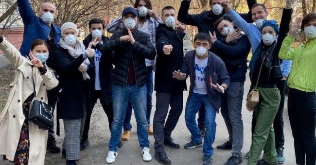 Мусульмане Москвы оказывают помощь во время пандемии