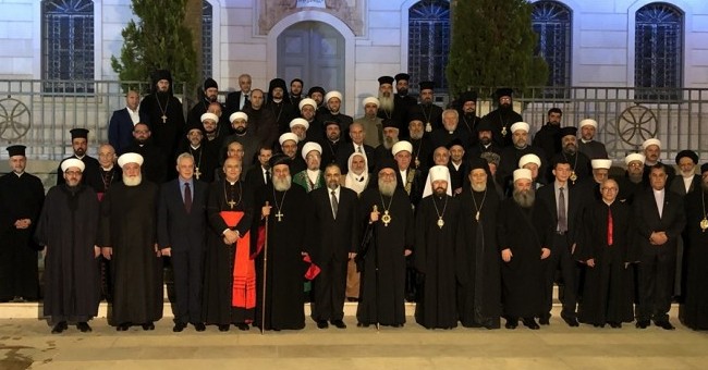 Дамаск. Совещание Глав и высоких представителей религиозных общин Сирии и России